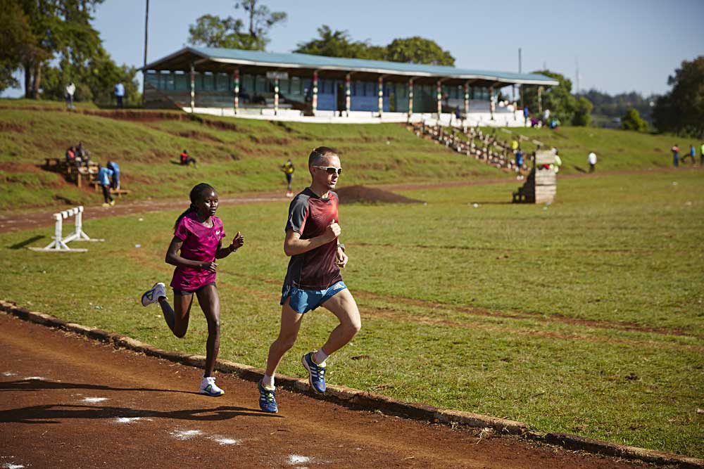 Kenya running camp track