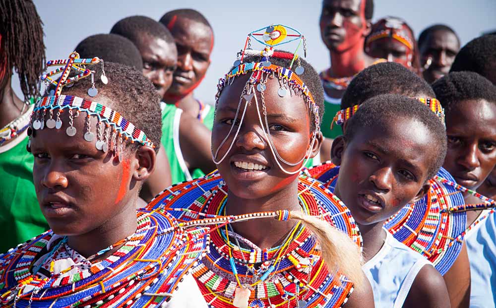 Maasai Olympics spectators