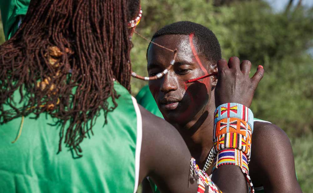 Maasai Olympics warrior