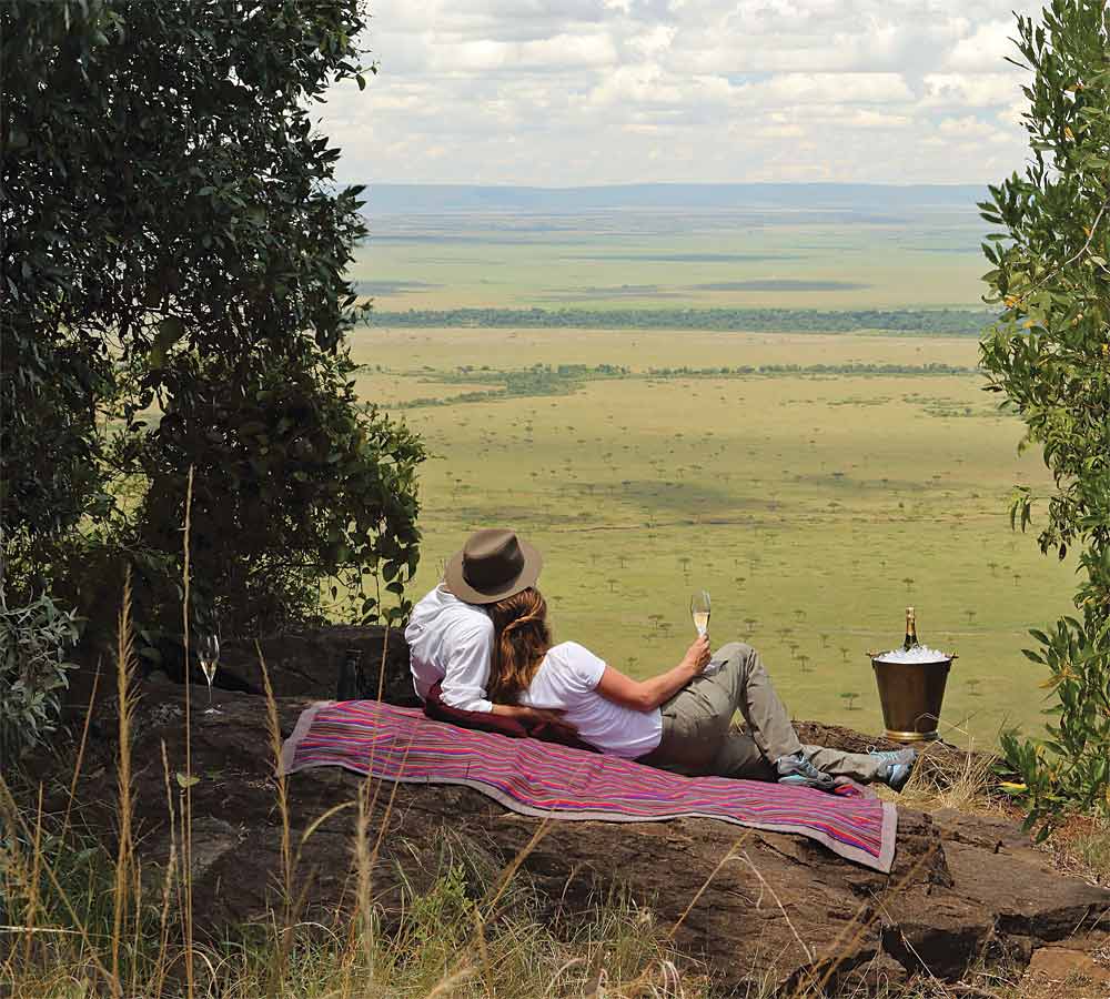 Masai Mara Out of Africa sundowner spot