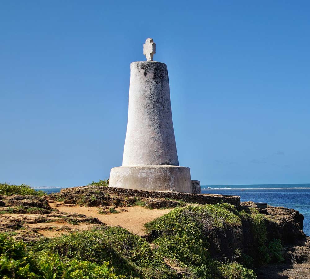 The Vasco da Gama pillar in Malindi, erected in 1498