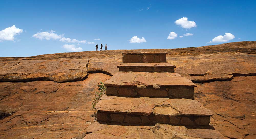 Climbing Mudanda Rock