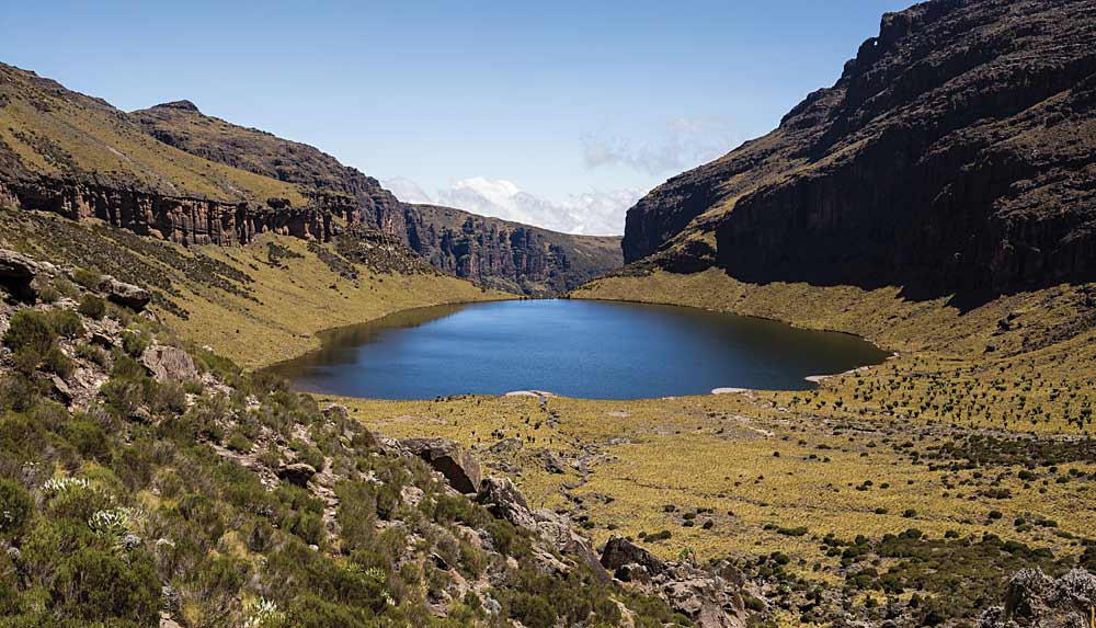 Lake Michaelson Mount Kenya
