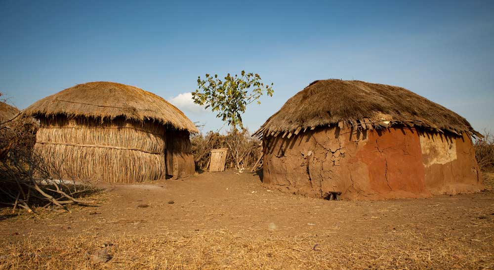 Maasai traditional huts