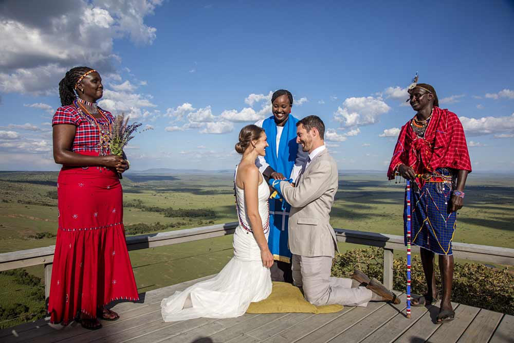 Inside the 'traditional' tribal wedding ceremony that still takes place in  Kenya