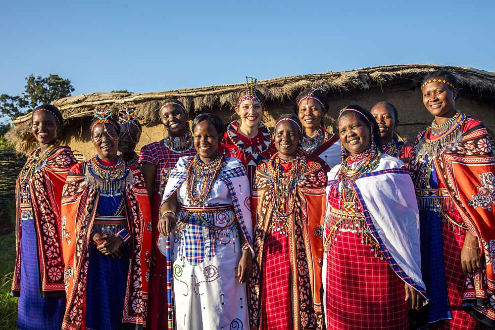 Maasai wedding maidens