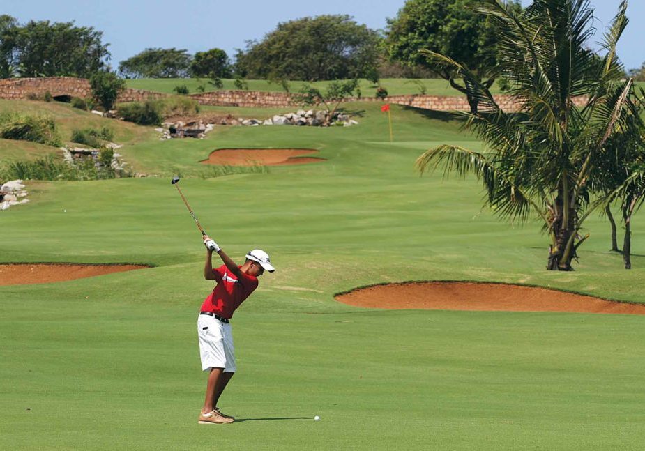 Golfing in Kenya